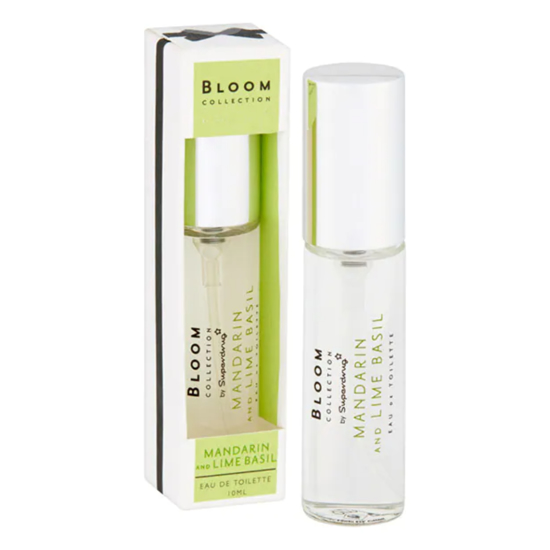 superdrug bloom mandarin and lime basil perfume