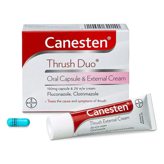 Ecomoj. Canesten Thrush Oral And Cream Duo