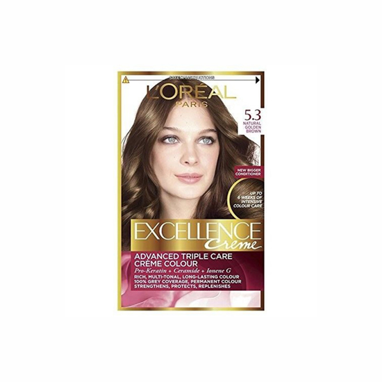 Picture of L’Oreal Excellence Hair Color (5.3 Natural Golden Brown)
