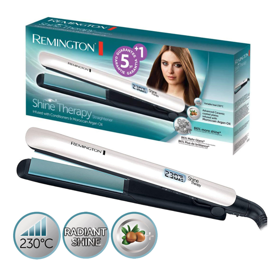 Picture of Remington Shine Therapy Hair Straightener S8500