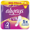 Picture of Always Platinum Long Size 2 Sanitary Towel with Wings  20 Pads