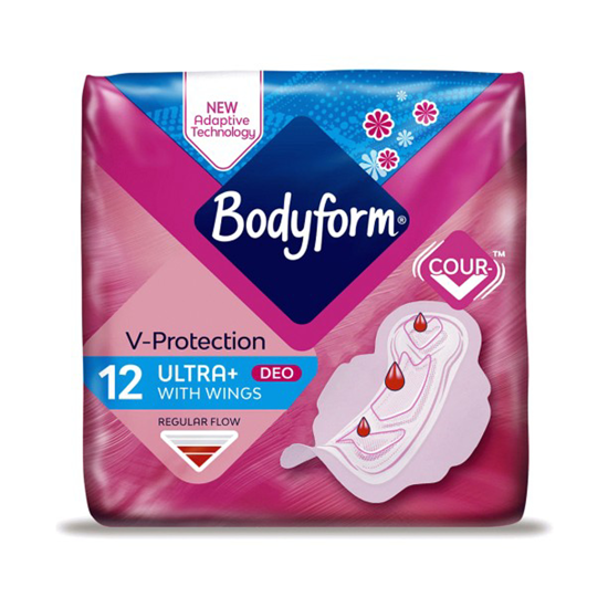 Picture of Bodyform V-Protection Ultra+ Deo with Wings Regular Flow 12 Pads