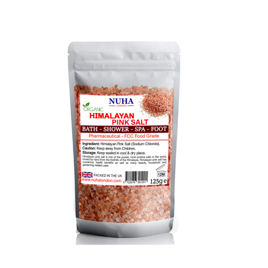 Picture of Nuha London Organic Himalayan Pink Salt 125g